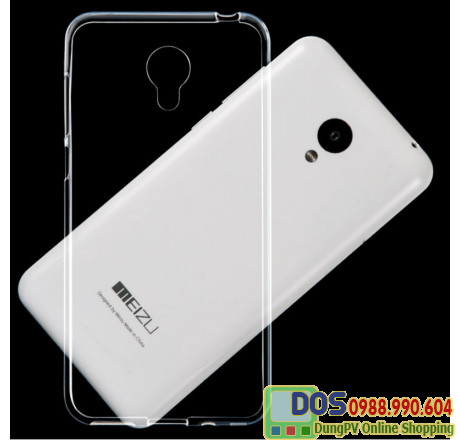 Ốp lưng Meizu M3s silicone trong suốt