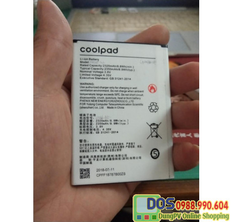 pin điện thoại coolpad n3d chính hãng