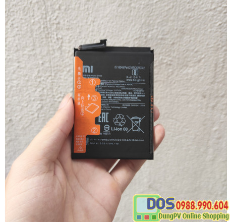 thay pin điện thoại xiaomi redmi note 9 pro chính hãng 2