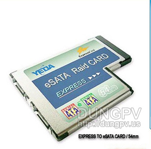 Express card 54 mm to 2 esata Express card 54 mm to 2 esata