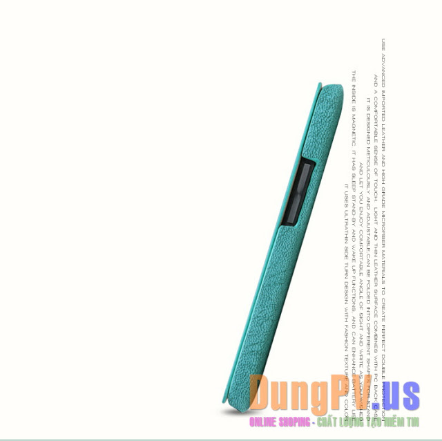bao da htc one m7 nillkin da sần