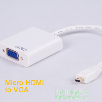 micro HDMI - VGA converter micro HDMI - VGA converter