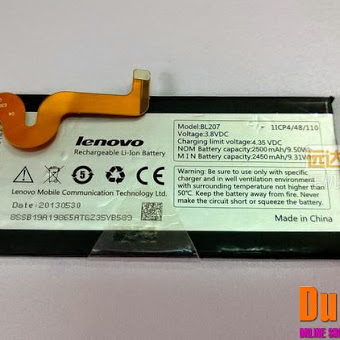 Pin lenovo K900 BL207 chính hãng Pin lenovo K900 BL207 chính hãng