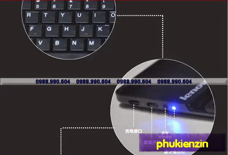bàn phím Bluetooth Lenovo S6000 bàn phím Bluetooth Lenovo S6000