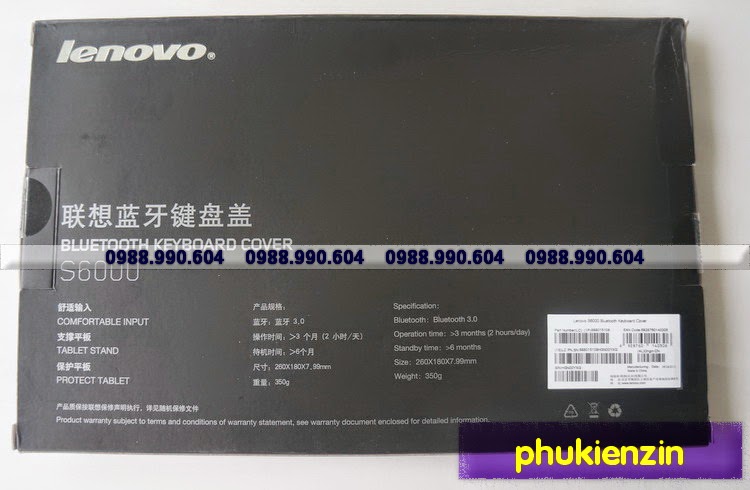 bàn phím Bluetooth Lenovo S6000 bàn phím Bluetooth Lenovo S6000