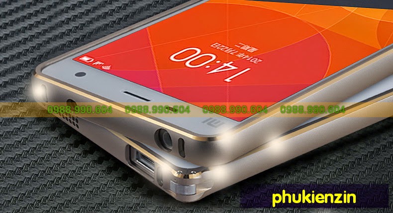 ốp viền kim loại xiaomi mi4