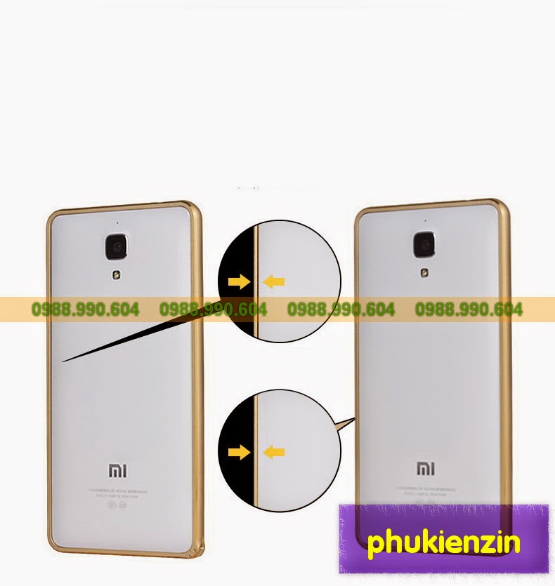 ốp viền kim loại xiaomi mi4