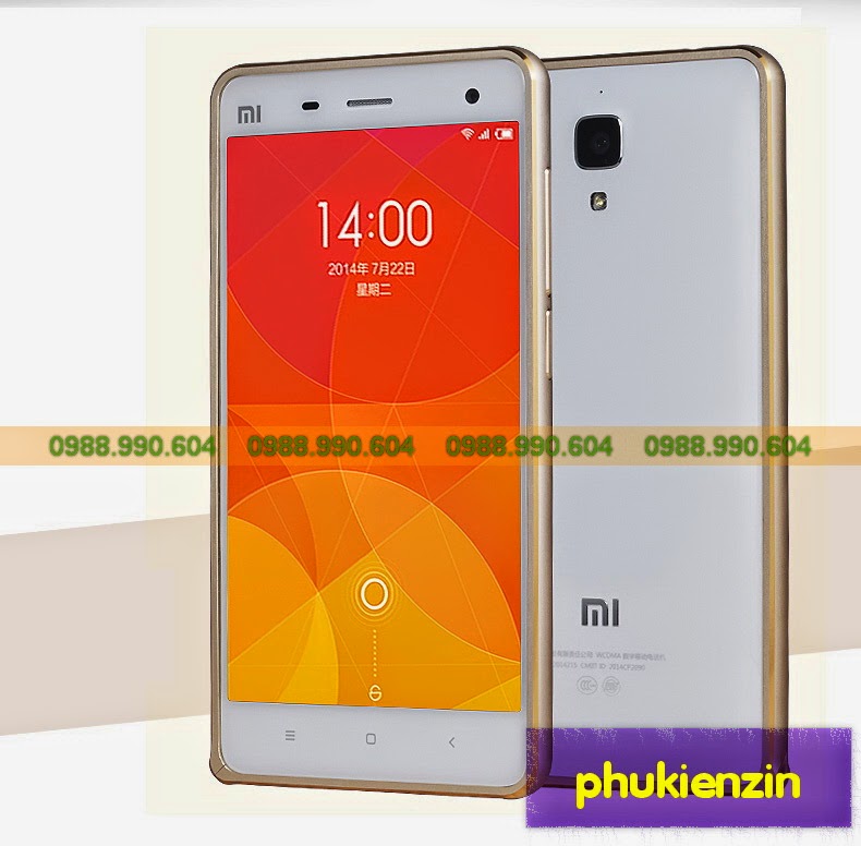 ốp viền kim loại xiaomi mi4