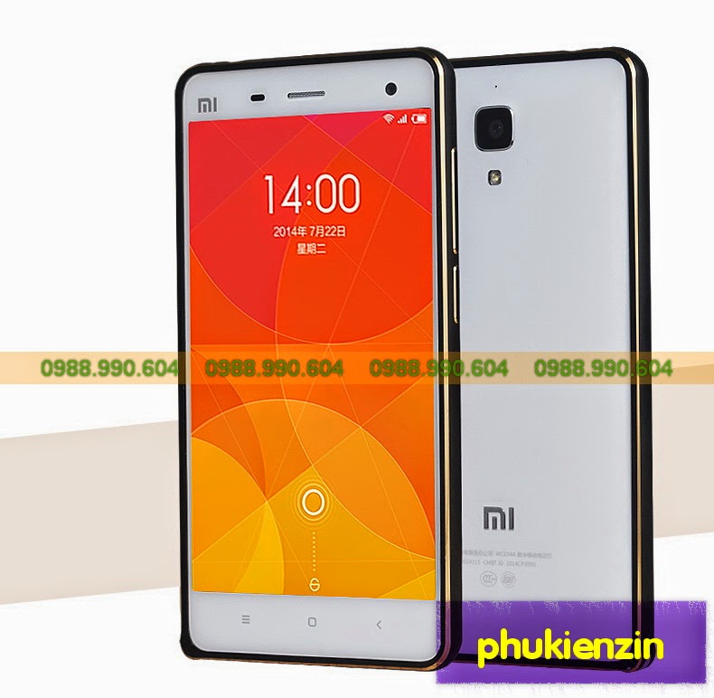 ốp viền kim loại xiaomi mi4