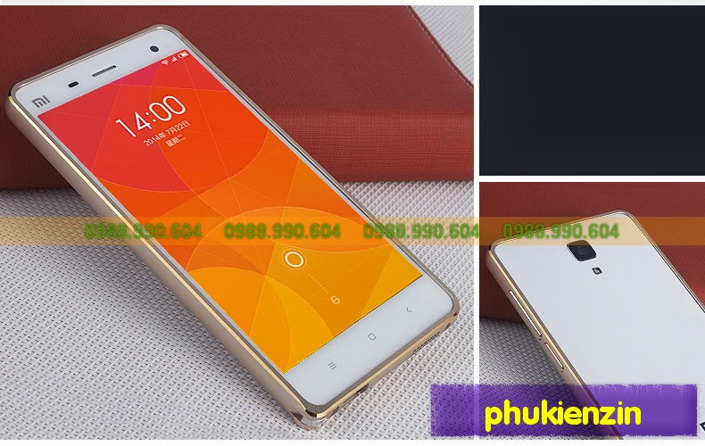 ốp viền kim loại xiaomi mi4