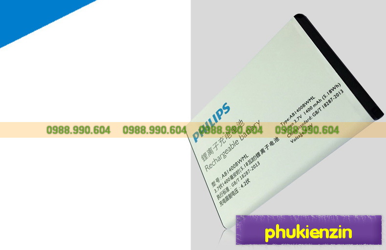 pin điện thoại Philips s308