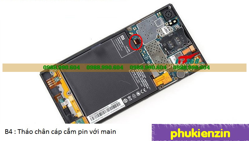 pin điện thoại Xioami mi3 chính hãng pin điện thoại Xioami mi3 chính hãng