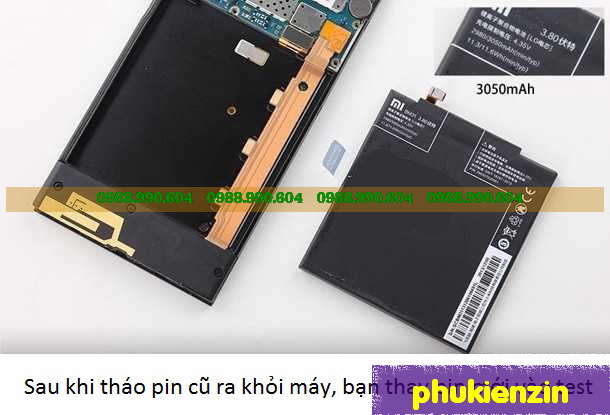 pin điện thoại Xioami mi3 chính hãng pin điện thoại Xioami mi3 chính hãng