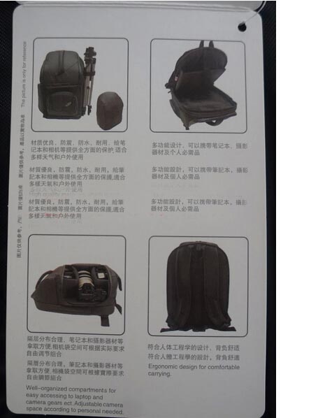 Ba lô Lenovo máy ảnh SLR, máy tính xách tay chính hãng Ba lô Lenovo máy ảnh SLR, máy tính xách tay chính hãng