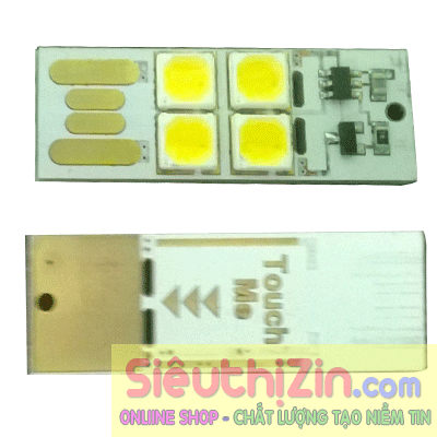 USB LED 4 bóng công tắc cảm ứng USB LED 4 bóng công tắc cảm ứng