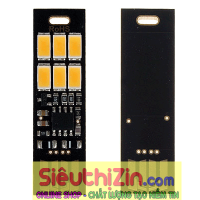 USB LED 6 bóng công tắc cảm ứng USB LED 6 bóng công tắc cảm ứng