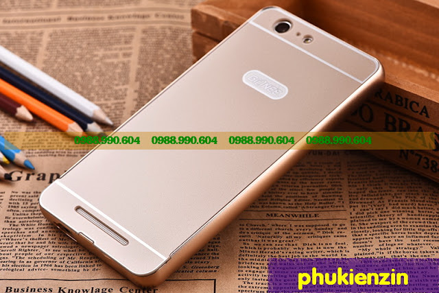 Ốp lưng kèm viền kim loại điện thoại Gionee Marathon M5