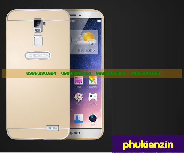 ốp viền kim loại kèm nắp lưng oppo r7 plus
