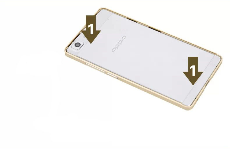 ốp lưng kèm viền kim loại Oppo R5 ốp lưng kèm viền kim loại Oppo R5