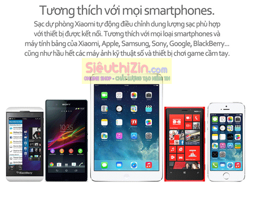 Pin dự phòng Xiaomi 10000 mAh 2015
