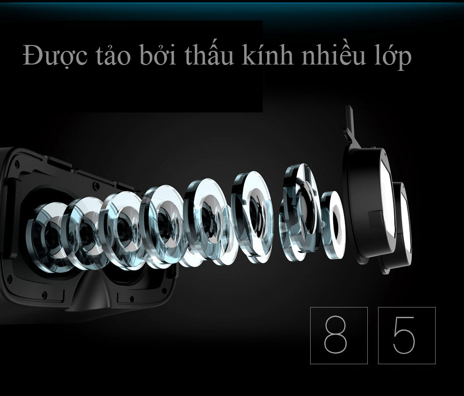 Bộ kính thực tế ảo VR Box phiên bản 2+ tay chơi game bluetooth Bộ kính thực tế ảo VR Box phiên bản 2+ tay chơi game bluetooth