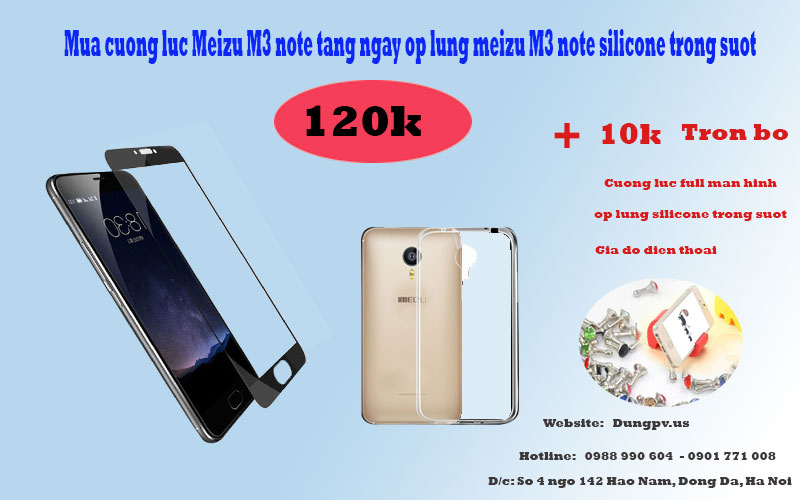 Miếng dán cường lực Meizu M3 Note full màn hình Miếng dán cường lực Meizu M3 Note full màn hình