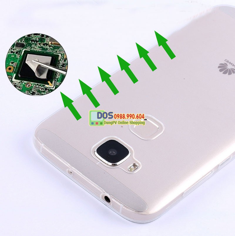 Ốp lưng Huawei G7 Plus silicone trong suốt Ốp lưng Huawei G7 Plus silicone trong suốt