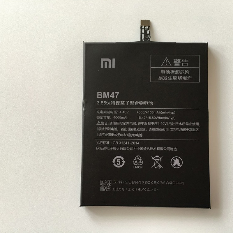 Pin điện thoại Xiaomi redmi 3 chính hãng Pin điện thoại Xiaomi redmi 3 chính hãng