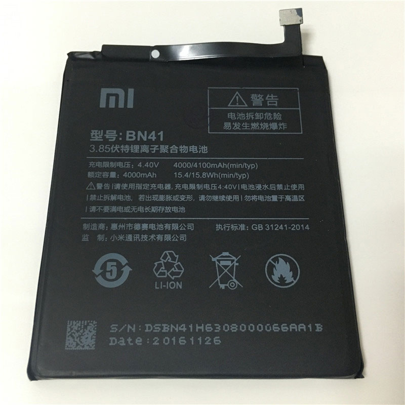 Pin xiaomi redmi note 4 chính hãng Pin xiaomi redmi note 4 chính hãng
