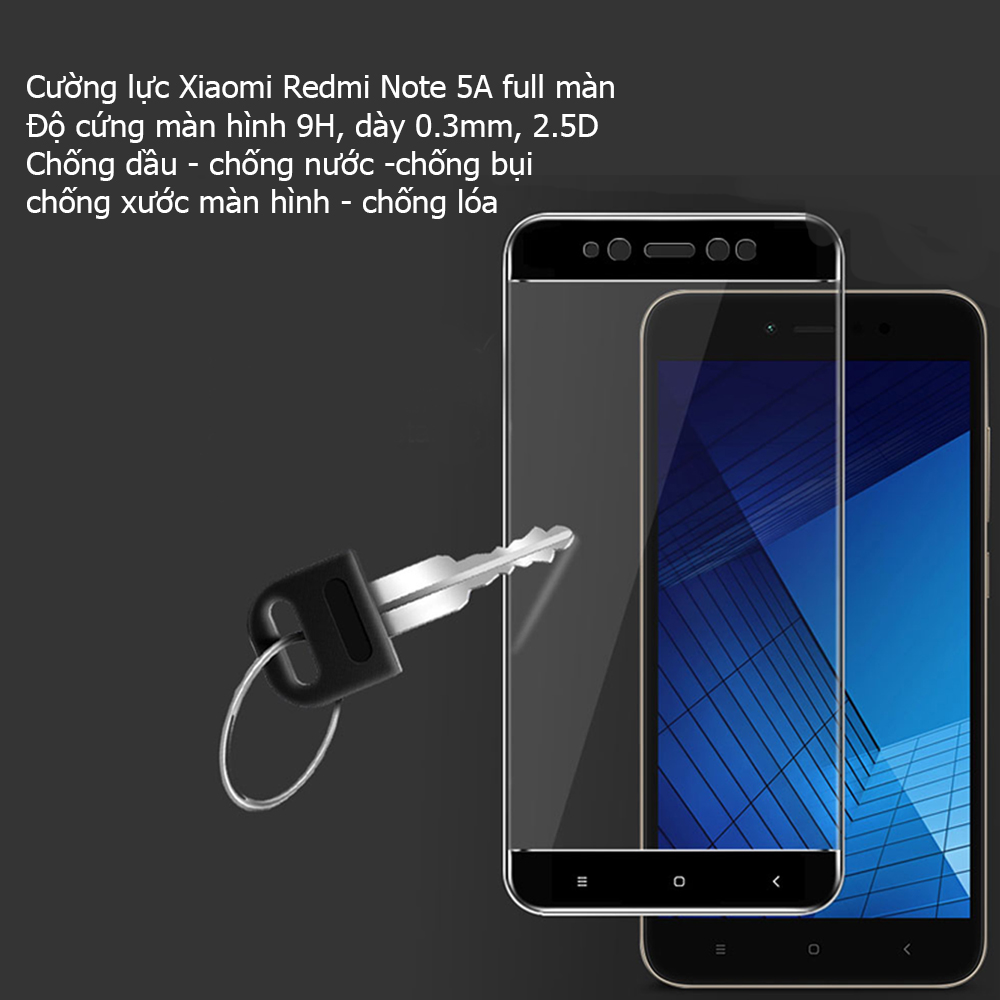 Miếng dán cường lực Xiaomi Redmi 5a prime chính hãng Miếng dán cường lực Xiaomi Redmi 5a prime chính hãng