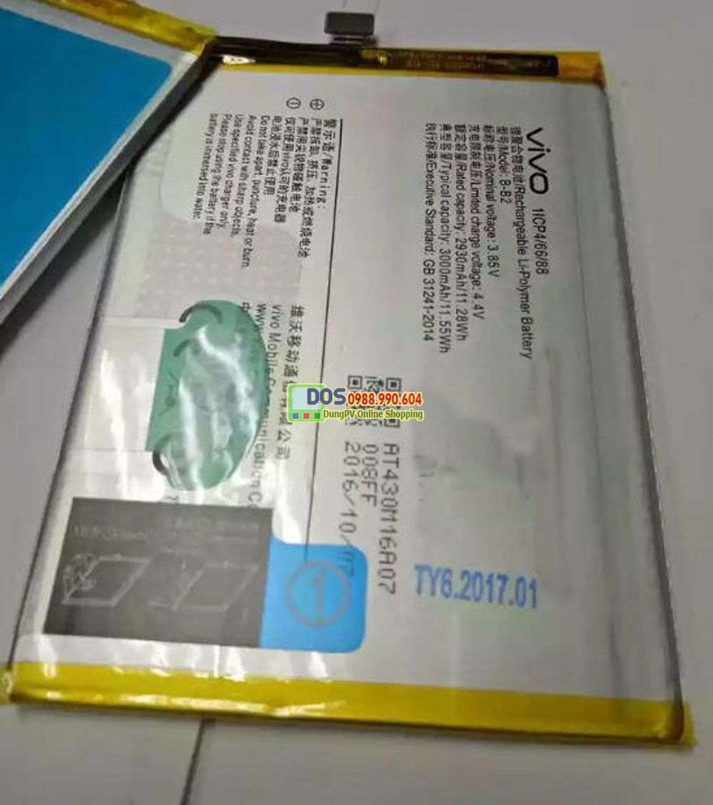 pin điện thoại vivo v5s pin điện thoại vivo v5s