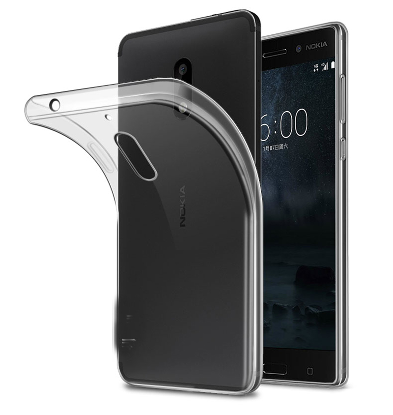 ốp lưng nokia 6 silicon trắng trong 2 ốp lưng nokia 6 silicon trắng trong 2