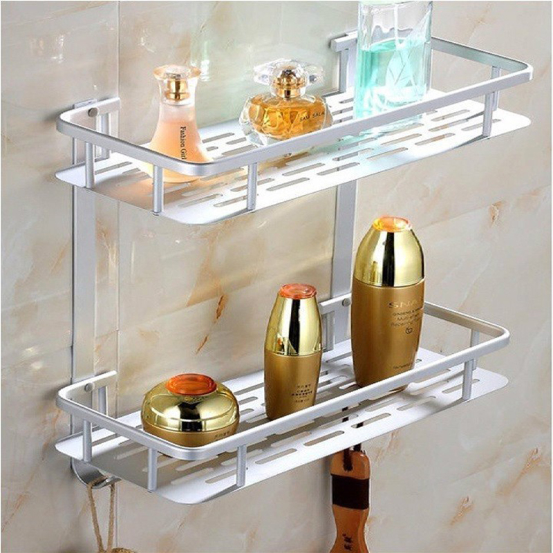 giá để đồ phòng tắm 2 tầng bằng nhôm cao cấp 3 giá để đồ phòng tắm 2 tầng bằng nhôm cao cấp 3