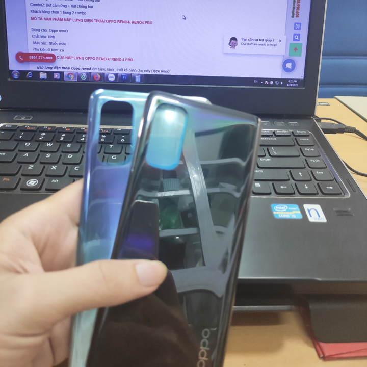 thay nắp lưng oppo reno 4 kính 2 thay nắp lưng oppo reno 4 kính 2